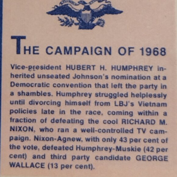 Hats Off To The Past - The Campaign of 1968 - Picture 4 of 5